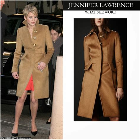 Jennifer Lawrence’s Stunning Winter Chic: Burberry Coat and 